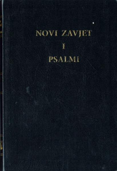 Neues Testament m. Psalmen schwarz, Kroatisch